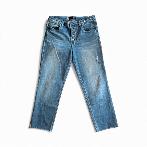 KUT FROM THE KLOTH Rachael High-Rise Fab Ab Mom Jeans size 10 - Picture 3 of 12